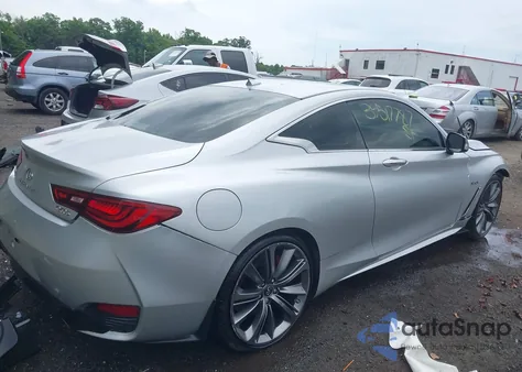 2019 Infiniti Q60 3.0T Red Sport 400 z USA, uszkodzony, nr VIN JN1FV7EL3KM440493